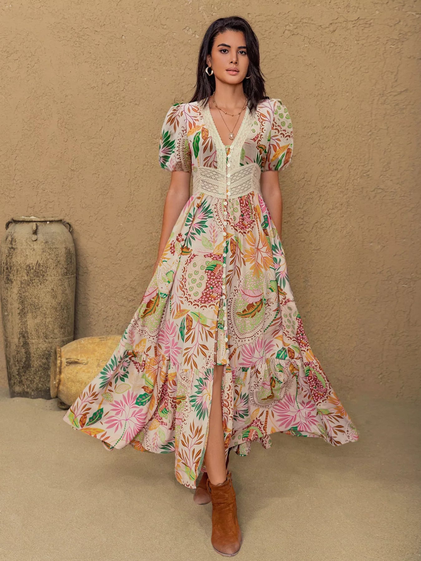 valen maxi dress Baltic Born Womens Valen Maxi Dress | Jade Multi